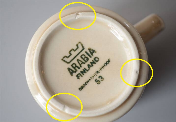 ARABIA アラビア Ruija コーヒーカップ＆ソーサー ルイージャ 北欧食器 フィンランド 陶器 北欧 ヴィンテージ アンティーク_260825