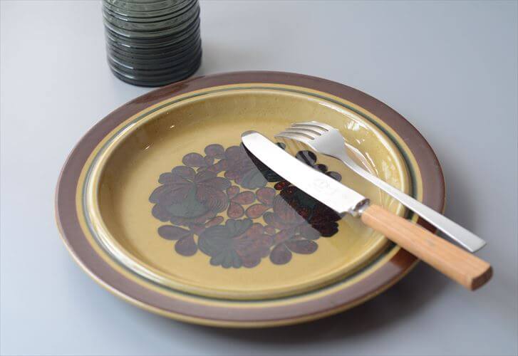 ARABIA アラビア Otso 25.5cm プレート オッソ 大皿 パスタプレート 北欧食器 フィンランド ヴィンテージ アンティーク_260826