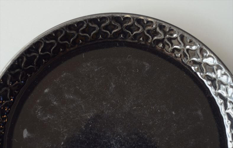 希少カラー! デンマーク製 クイストゴー Cordial Palet ブラック コーディアル 16.5cm プレート B&G J.H.Quistgaard 北欧 ヴィンテージ アンティーク_260826