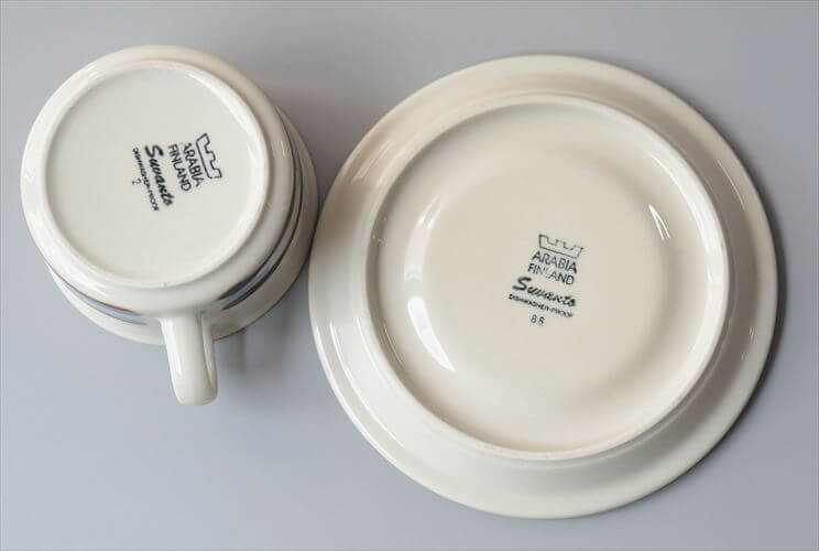 ARABIA アラビア Suvanto ティーカップ&ソーサー スヴァント 北欧食器 フィンランド アンティーク ヴィンテージ_260831