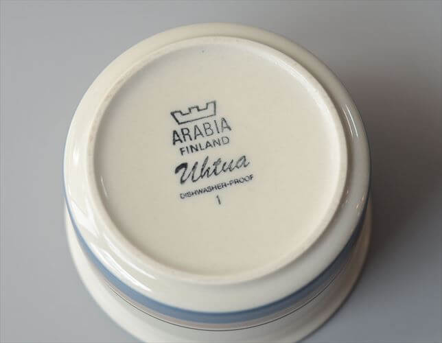 ARABIA アラビア Uhtua シュガーポット シュガーボウル ウートゥア ウフトゥア 北欧食器 フィンランド ヴィンテージ アンティーク_260831