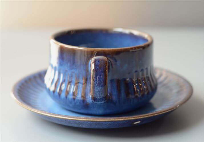 スウェーデン製 Upsala Ekeby Gefle Kosmos カップ＆ソーサー ゲフレ コスモス Berit Ternell 北欧食器 磁器 陶器 アンティーク_260831