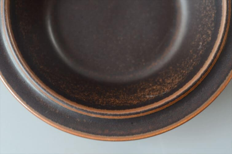 スタンプ残! ARABIA Ruska アラビア ルスカ 17.5cm径 スーププレート ディーププレート深皿 ボウル 北欧食器 フィンランド ヴィンテージ アンティーク_260903