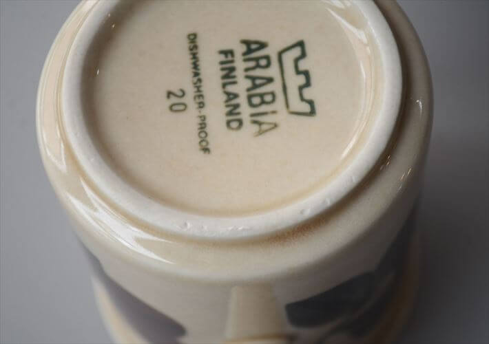 ARABIA アラビア Ruija コーヒーカップ＆ソーサー ルイージャ 北欧食器 フィンランド 陶器 北欧 ヴィンテージ アンティーク_260914