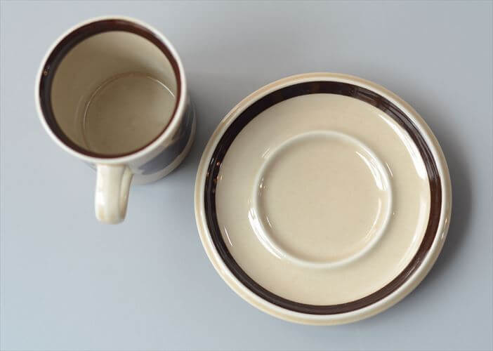 ARABIA アラビア Ruija コーヒーカップ＆ソーサー ルイージャ 北欧食器 フィンランド 陶器 北欧 ヴィンテージ アンティーク_260914