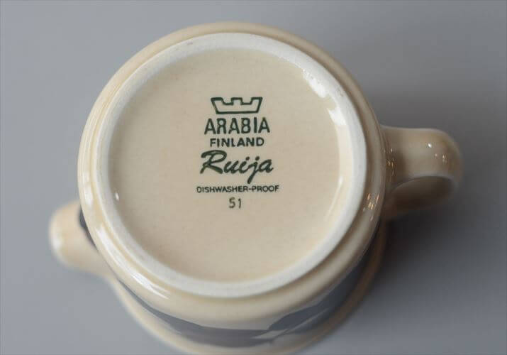 ARABIA アラビア Ruija クリーマー ミルクジャグ ルイージャ 北欧食器 フィンランド 陶器 北欧 ヴィンテージ アンティーク_260914