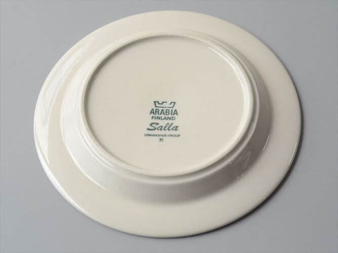 ARABIA アラビア Salla 17cm プレートお皿 サラ サーラ 北欧食器 フィンランド ヴィンテージ アンティーク_260915