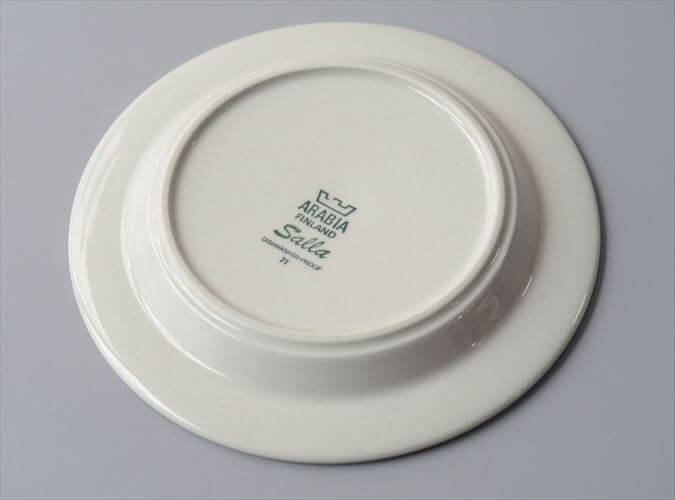 ARABIA アラビア Salla 17cm プレートお皿 サラ サーラ 北欧食器 フィンランド ヴィンテージ アンティーク_260915
