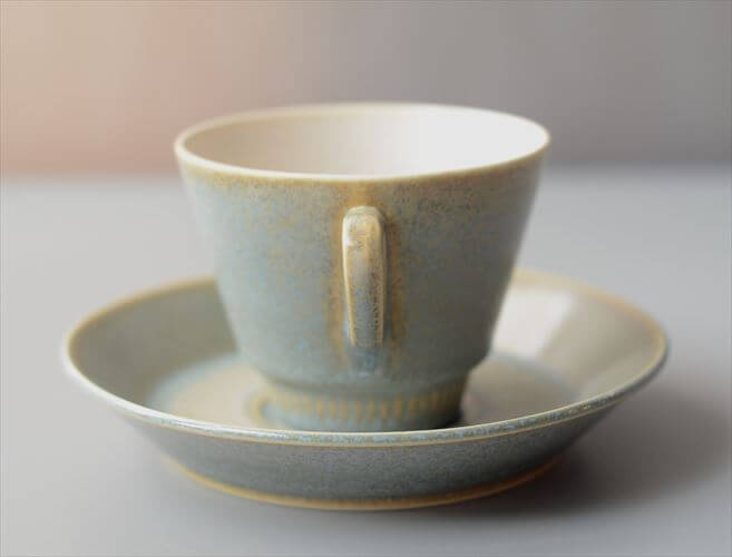 デンマーク製 KNABSTRUP Noddebo カップ&ソーサー ナブストラップ Johannes Hansen 北欧 食器 ヴィンテージ アンティーク_260918