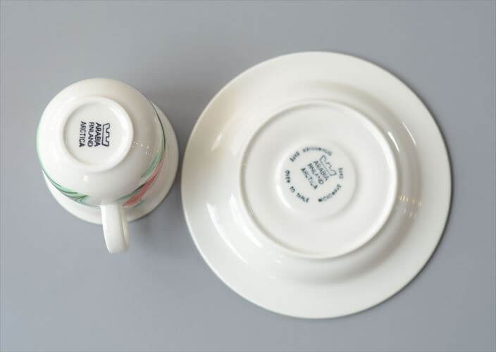 ARABIA Arctica Poetica カップ＆ソーサー アラビア アークティカ ポエティカ 北欧食器 フィンランド 陶器 北欧 ヴィンテージ_260925