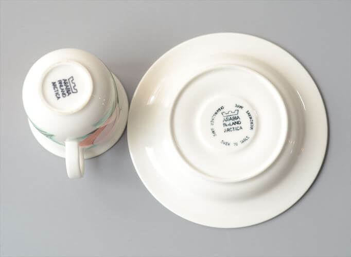 ARABIA Arctica Poetica カップ＆ソーサー アラビア アークティカ ポエティカ 北欧食器 フィンランド 陶器 北欧 ヴィンテージ_260925