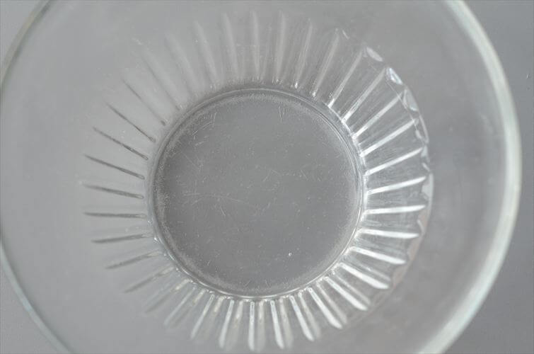 ステッカー付! フィンランド製 Nuutajarvi Tupa ガラスボウル φ14cm ヌータヤルヴィ トゥパ 北欧 食器 ヴィンテージ