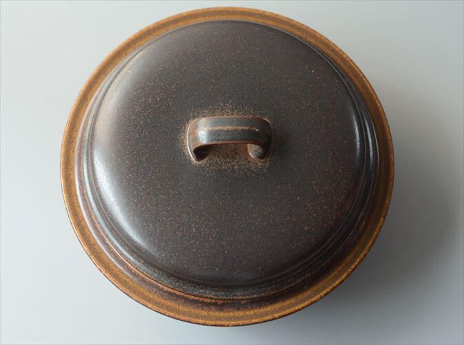 ARABIA アラビア Ruska 大きめ 蓋つきボウル キャセロール 23cm ココット型 ルスカ 北欧 食器 フィンランド 陶器 ヴィンテージ アンティーク_261007