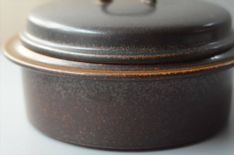 ARABIA アラビア Ruska 大きめ 蓋つきボウル キャセロール 23cm ココット型 ルスカ 北欧 食器 フィンランド 陶器 ヴィンテージ アンティーク_261007