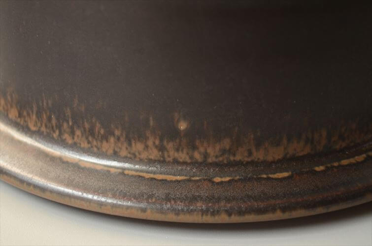 スタンプ残! ARABIA アラビア Ruska ボウル 18cm ココット型 ルスカ 北欧 食器 フィンランド 陶器 ヴィンテージ アンティーク_261007