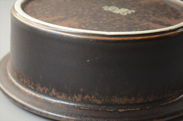 スタンプ残! ARABIA アラビア Ruska ボウル 18cm ココット型 ルスカ 北欧 食器 フィンランド 陶器 ヴィンテージ アンティーク_261007