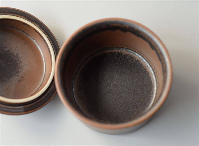 ARABIA アラビア ルスカ シュガーポット シュガーボウル Ruska 北欧食器 フィンランド 陶器 北欧 ヴィンテージ アンティーク_261008